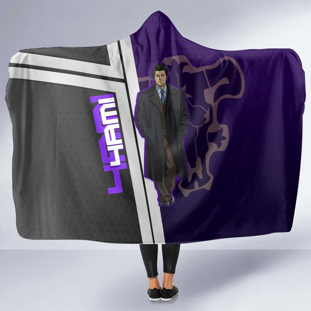 Yami Sukehiro Hooded Blanket Dark Anime Graphic Style
