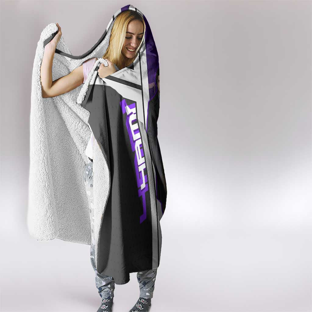 Yami Sukehiro Hooded Blanket Dark Anime Graphic Style