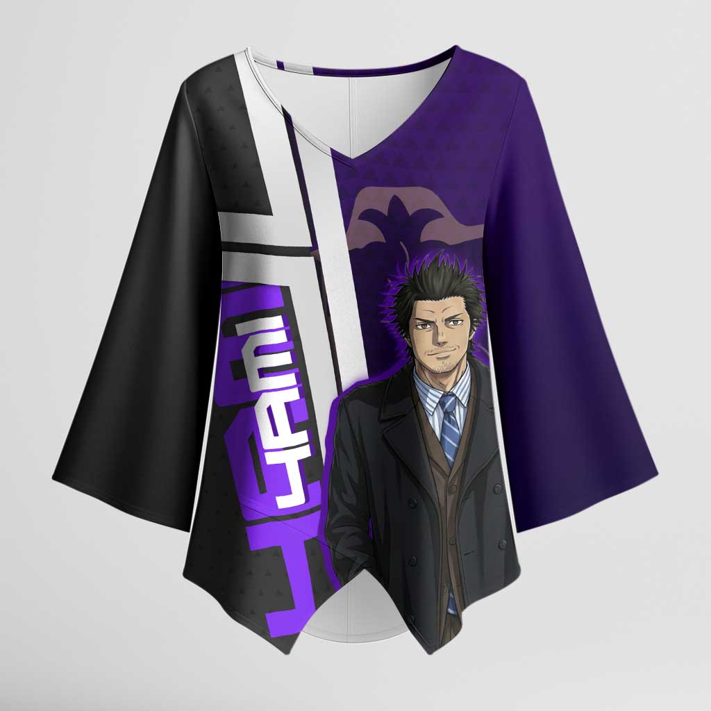 Yami Sukehiro Kimono Sleeve Blouse Dark Anime Graphic Style