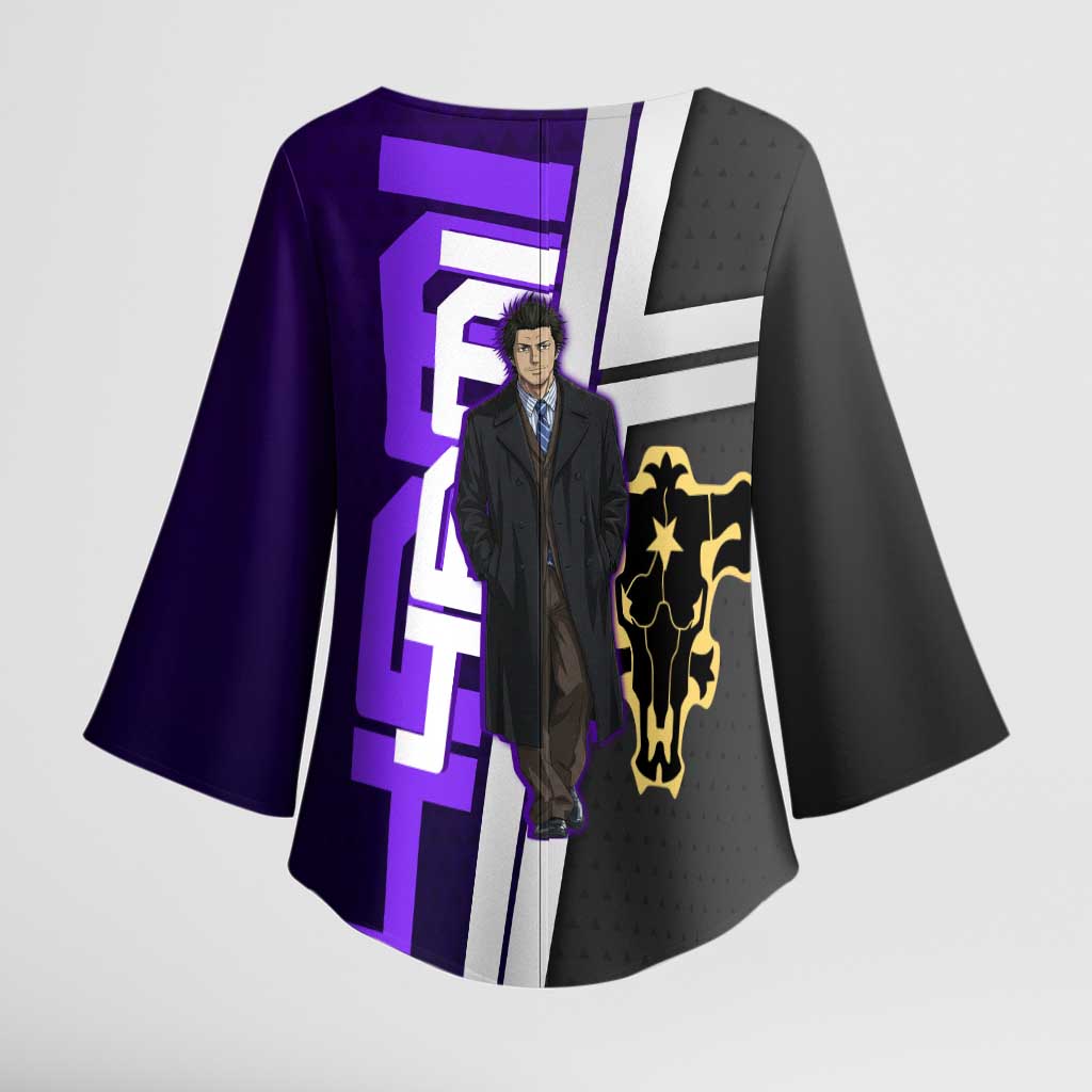 Yami Sukehiro Kimono Sleeve Blouse Dark Anime Graphic Style