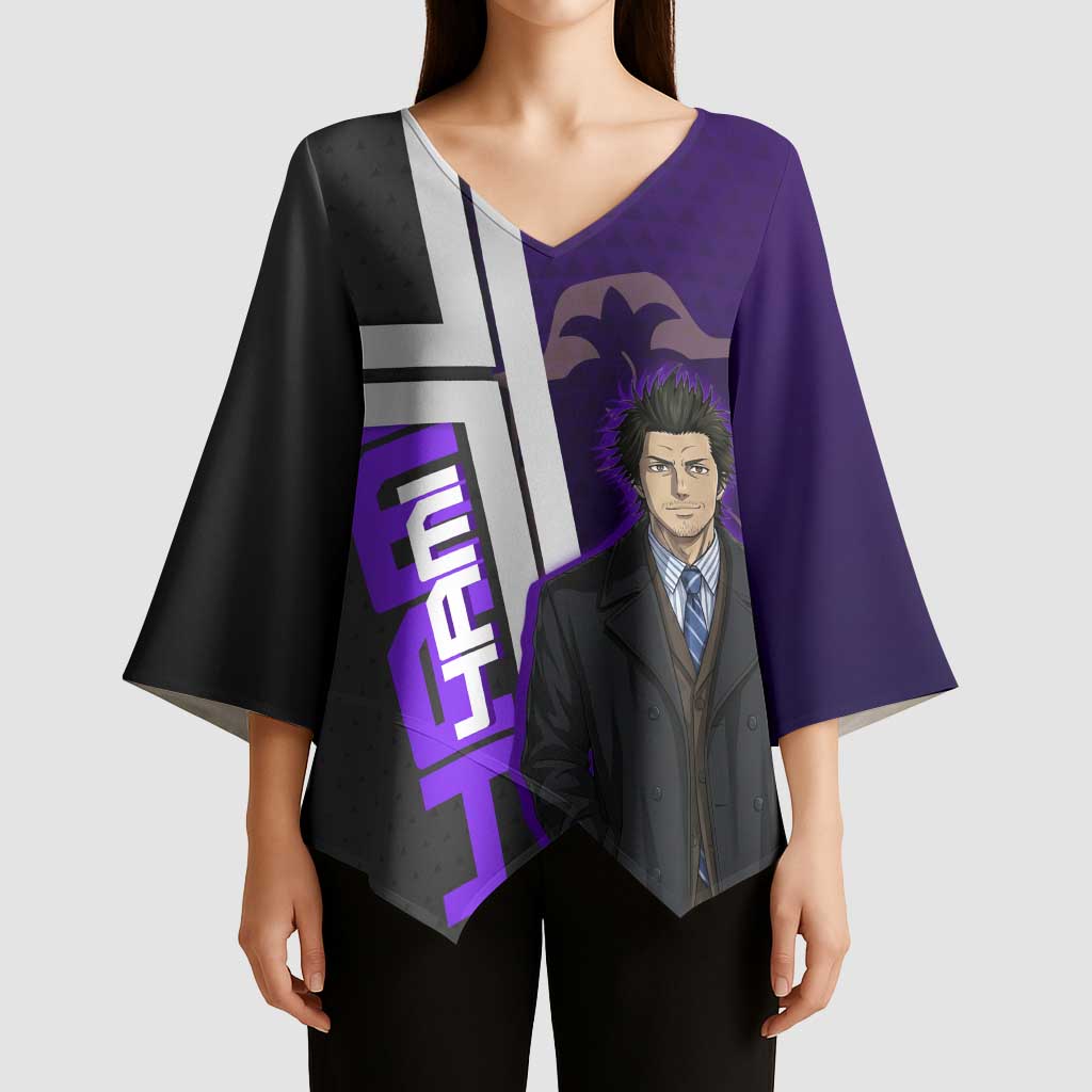 Yami Sukehiro Kimono Sleeve Blouse Dark Anime Graphic Style