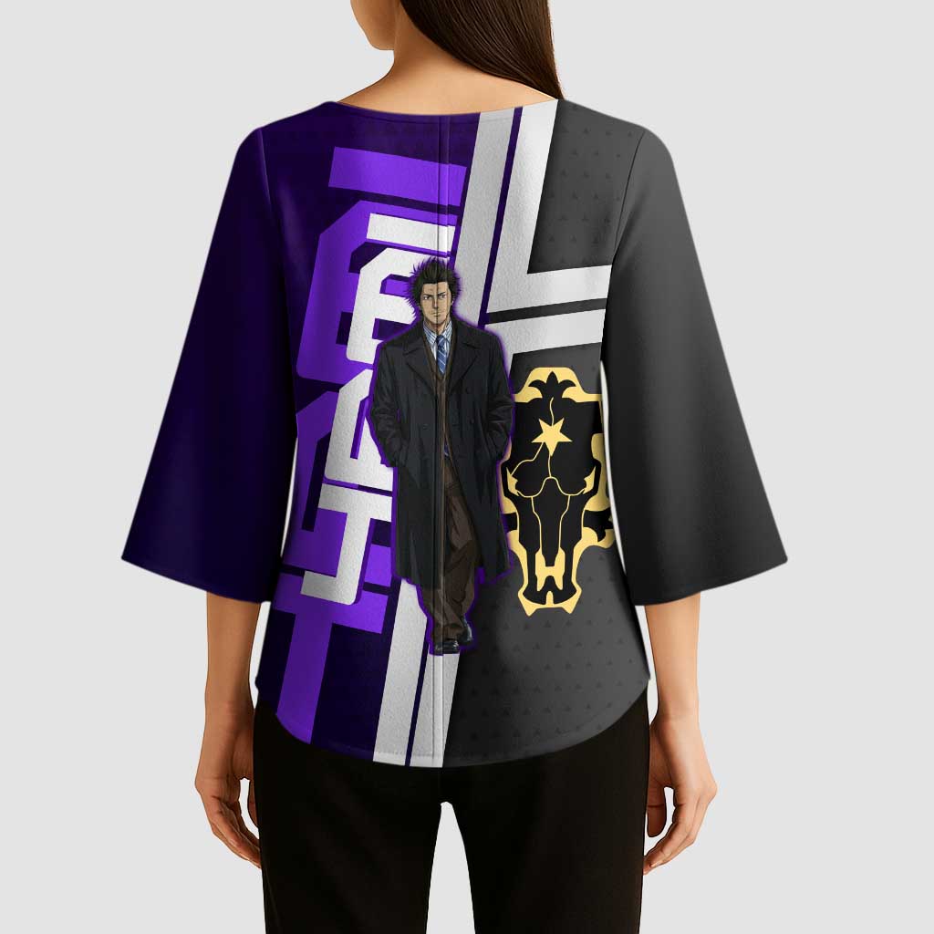Yami Sukehiro Kimono Sleeve Blouse Dark Anime Graphic Style