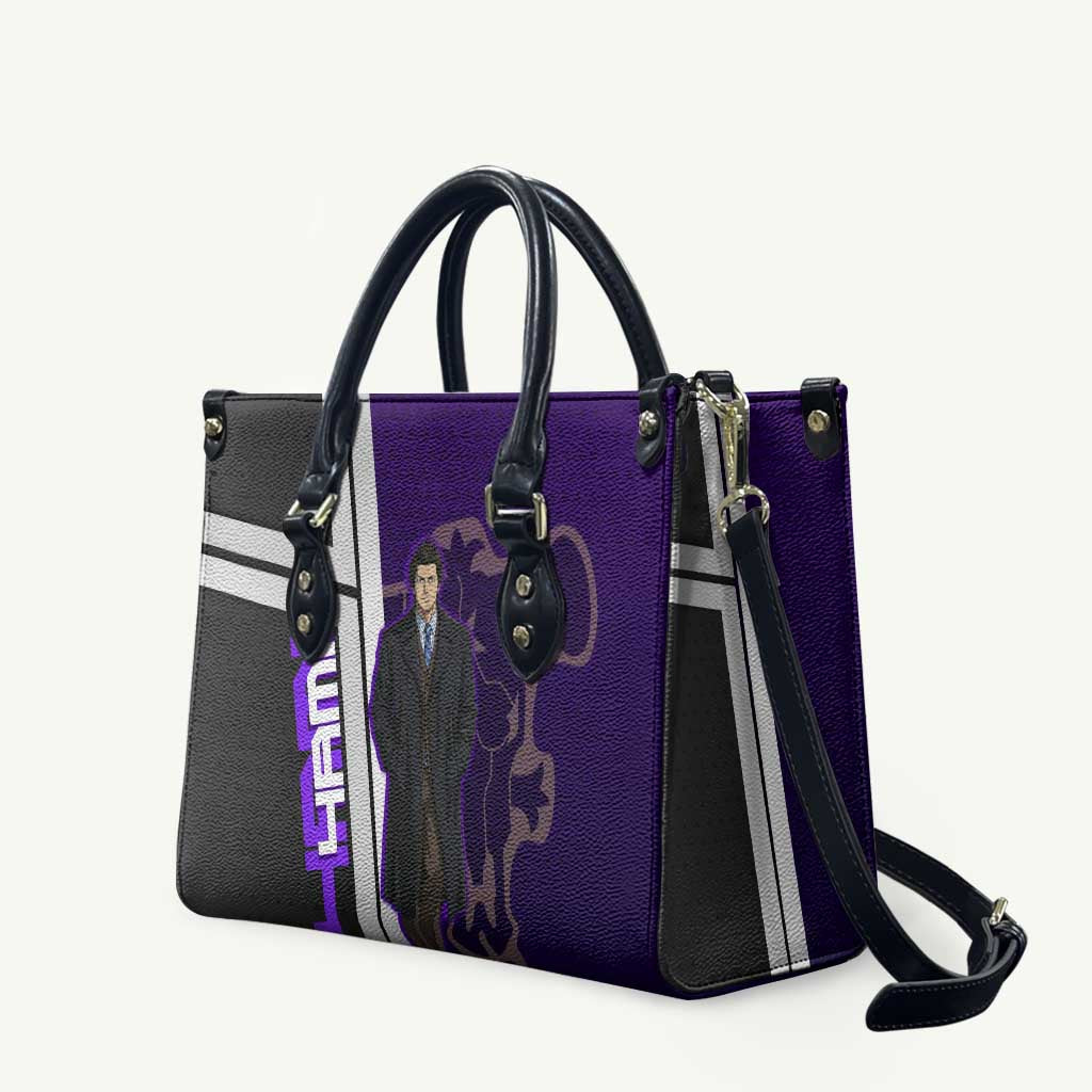 Yami Sukehiro Leather Bag Dark Anime Graphic Style