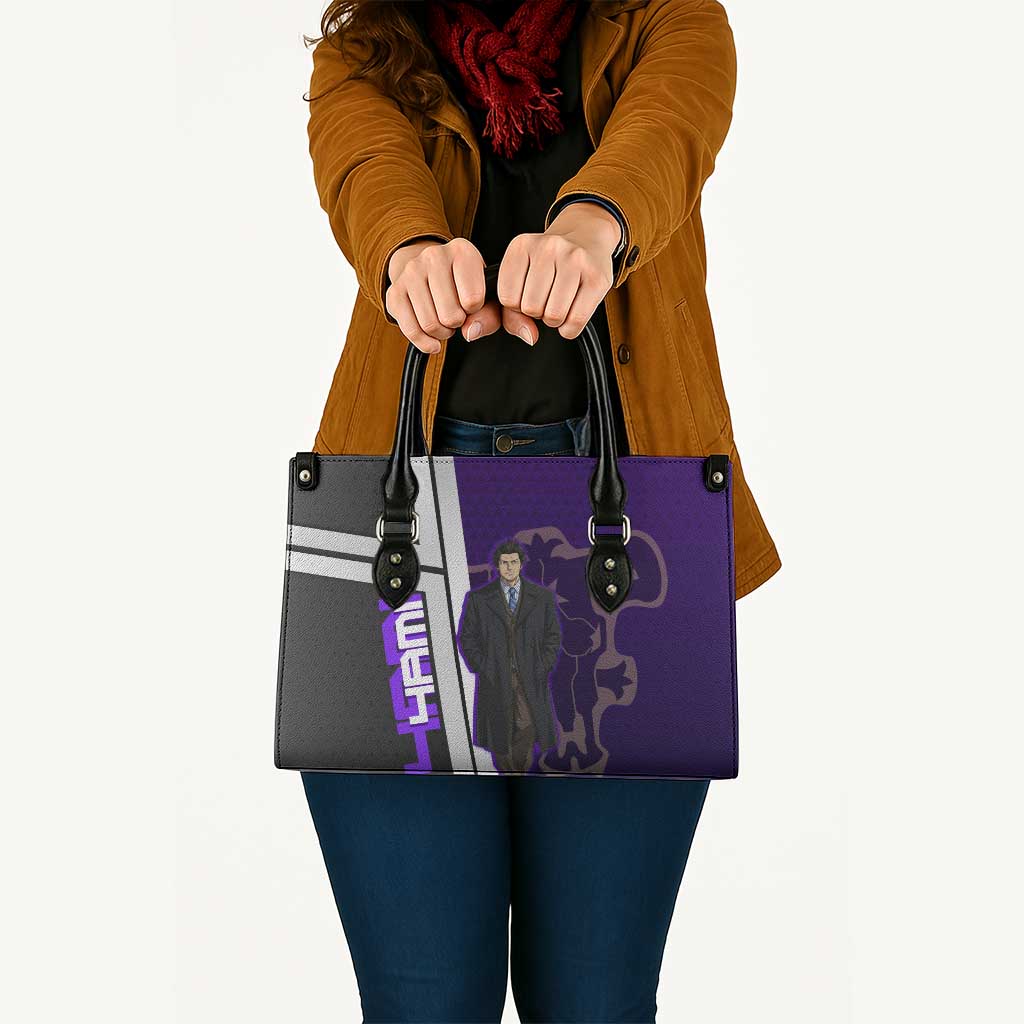 Yami Sukehiro Leather Bag Dark Anime Graphic Style