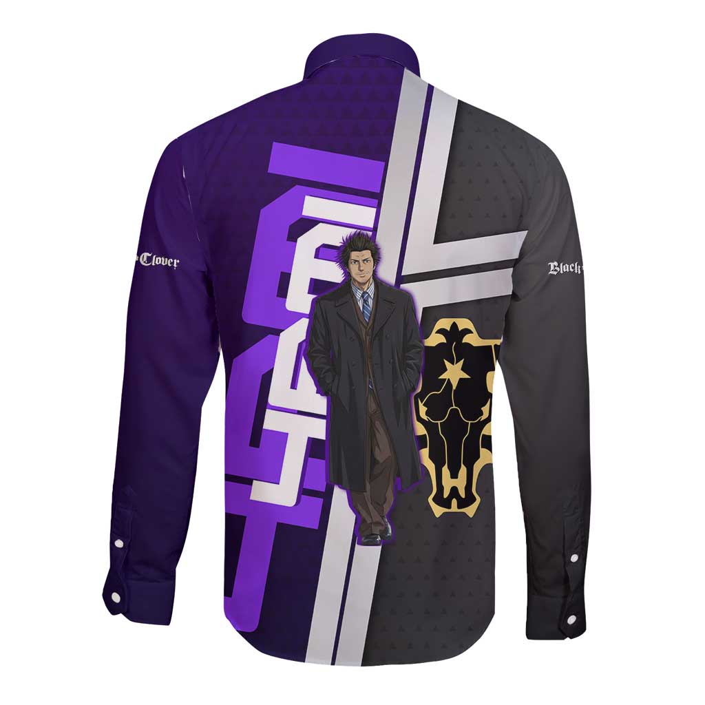 Yami Sukehiro Long Sleeve Button Shirt Dark Anime Graphic Style