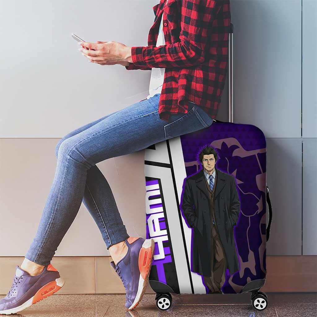 Yami Sukehiro Luggage Cover Dark Anime Graphic Style