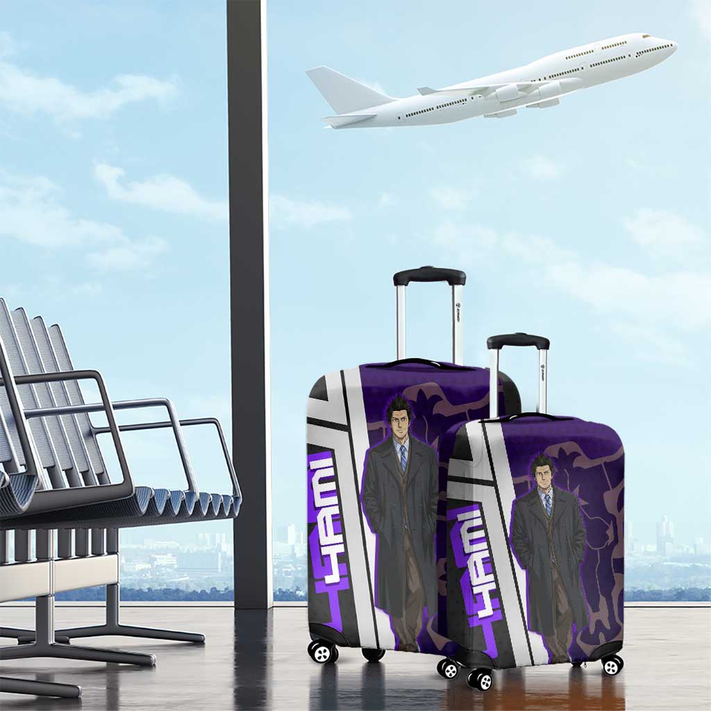 Yami Sukehiro Luggage Cover Dark Anime Graphic Style
