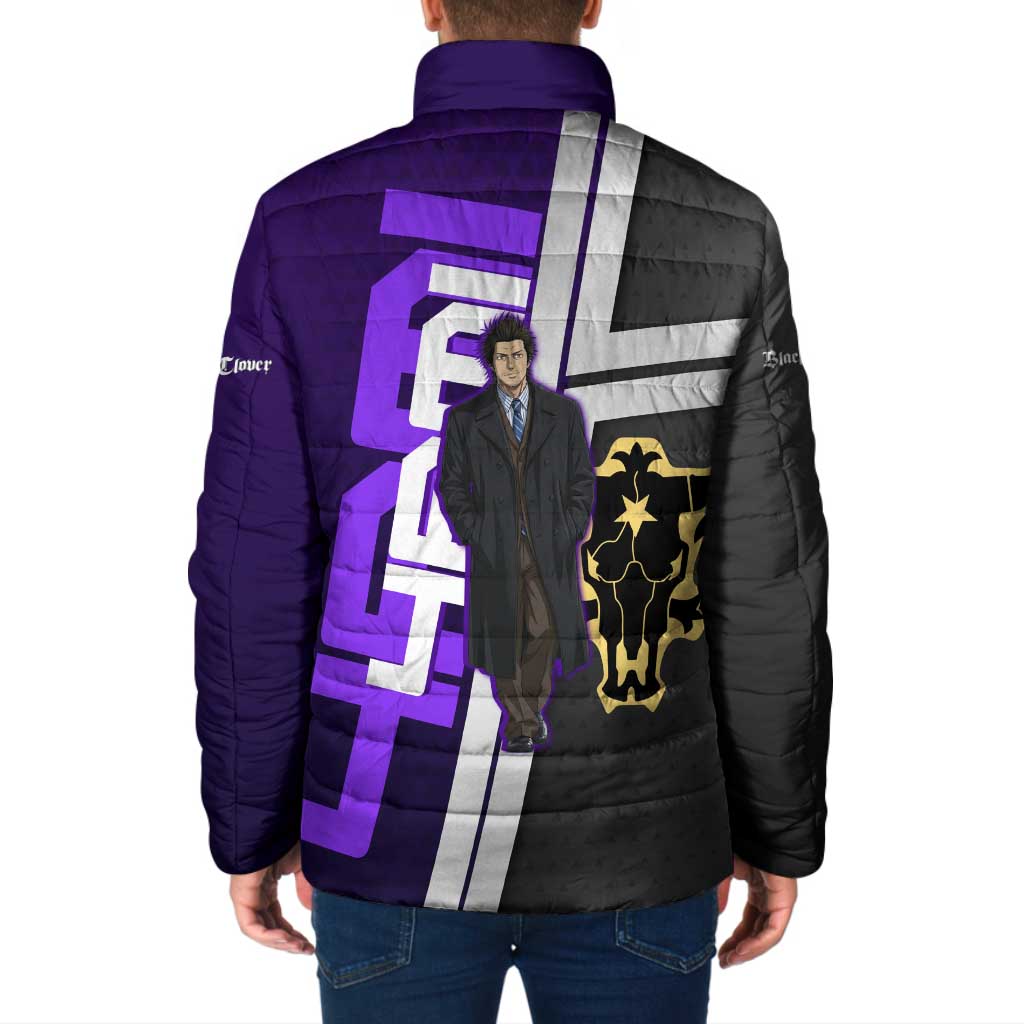 Yami Sukehiro Padded Jacket Dark Anime Graphic Style