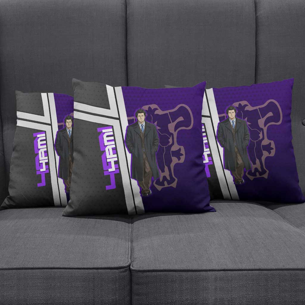 Yami Sukehiro Pillow Cover Dark Anime Graphic Style