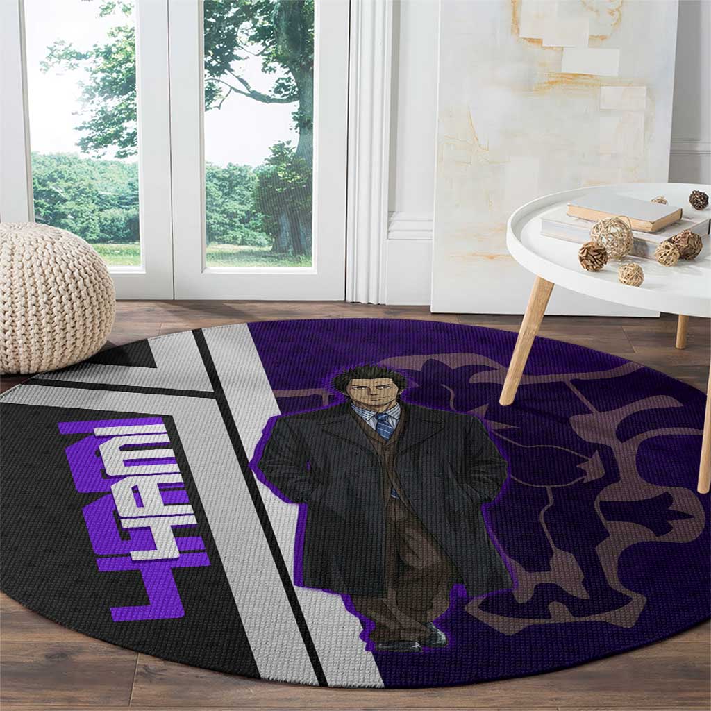 Yami Sukehiro Round Carpet Dark Anime Graphic Style