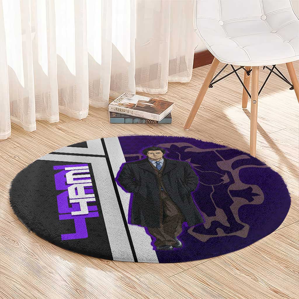 Yami Sukehiro Round Carpet Dark Anime Graphic Style