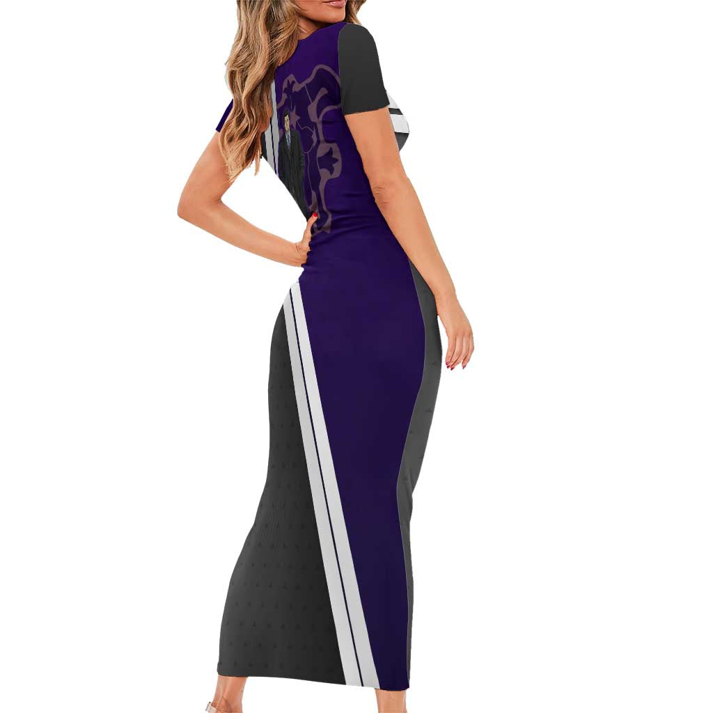 Yami Sukehiro Short Sleeve Bodycon Dress Dark Anime Graphic Style