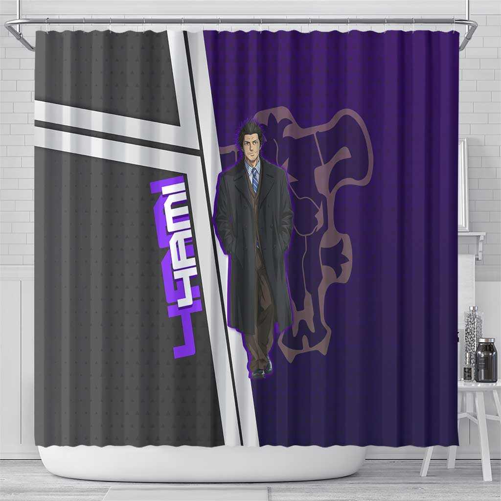 Yami Sukehiro Shower Curtain Dark Anime Graphic Style