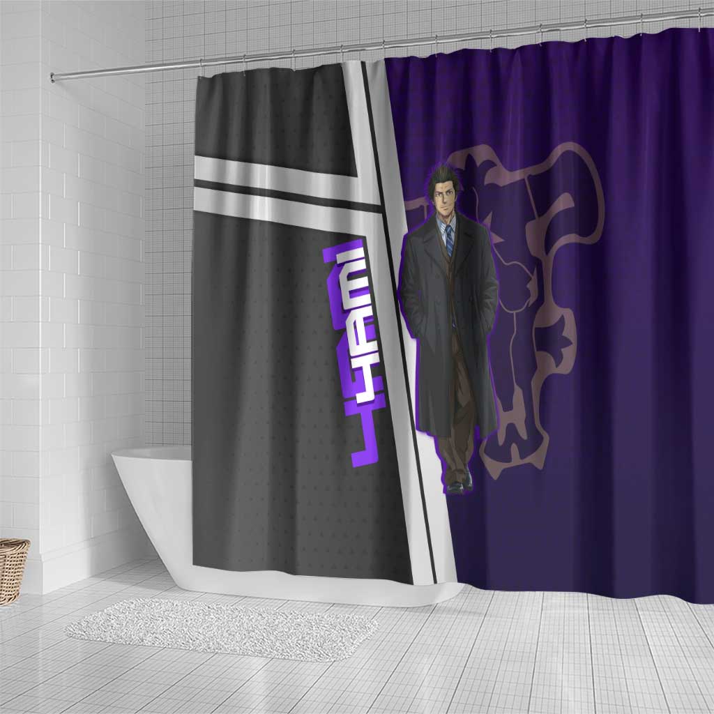 Yami Sukehiro Shower Curtain Dark Anime Graphic Style