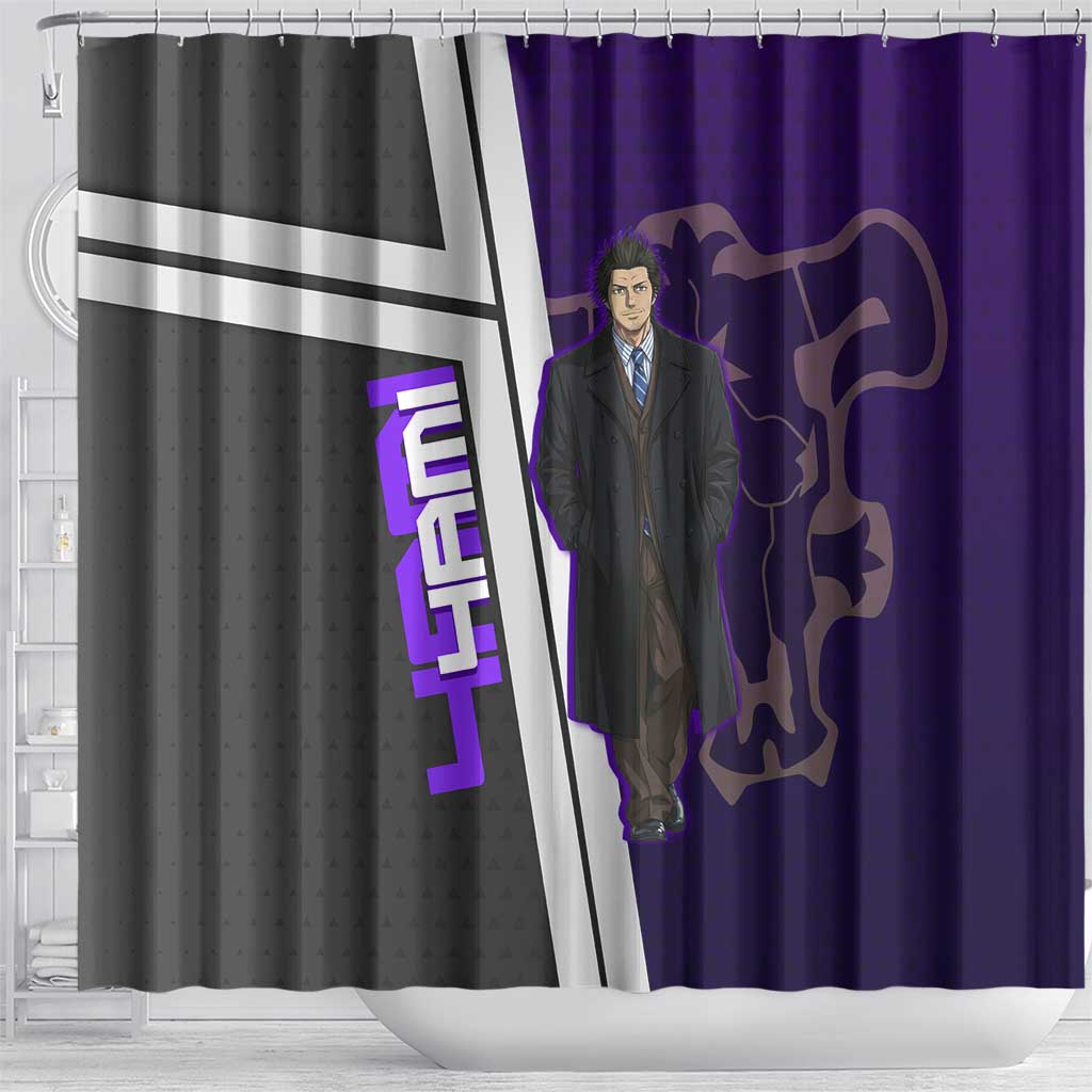 Yami Sukehiro Shower Curtain Dark Anime Graphic Style