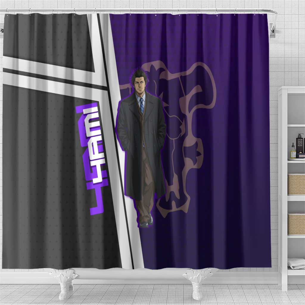 Yami Sukehiro Shower Curtain Dark Anime Graphic Style