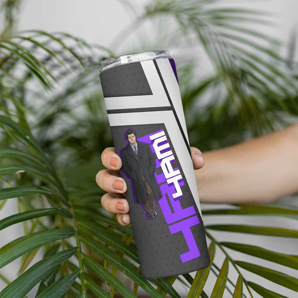 Yami Sukehiro Skinny Tumbler Dark Anime Graphic Style
