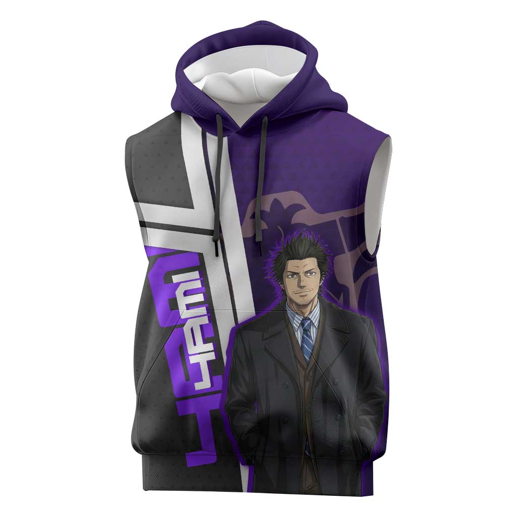 Yami Sukehiro Sleeveless Hoodie Dark Anime Graphic Style