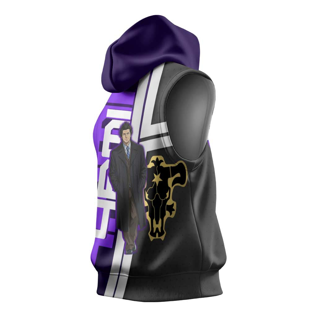 Yami Sukehiro Sleeveless Hoodie Dark Anime Graphic Style