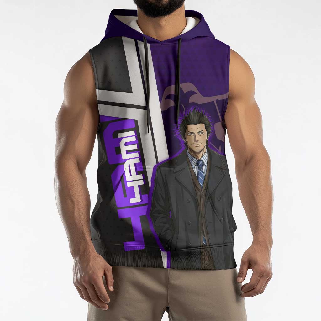 Yami Sukehiro Sleeveless Hoodie Dark Anime Graphic Style