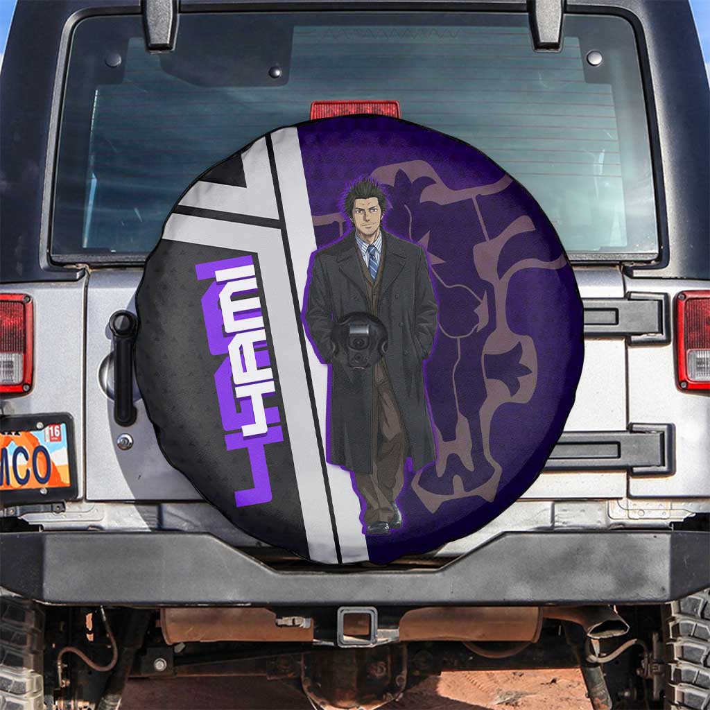 Yami Sukehiro Spare Tire Cover Dark Anime Graphic Style