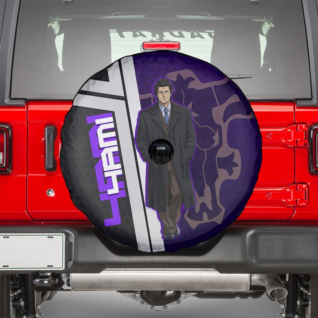 Yami Sukehiro Spare Tire Cover Dark Anime Graphic Style
