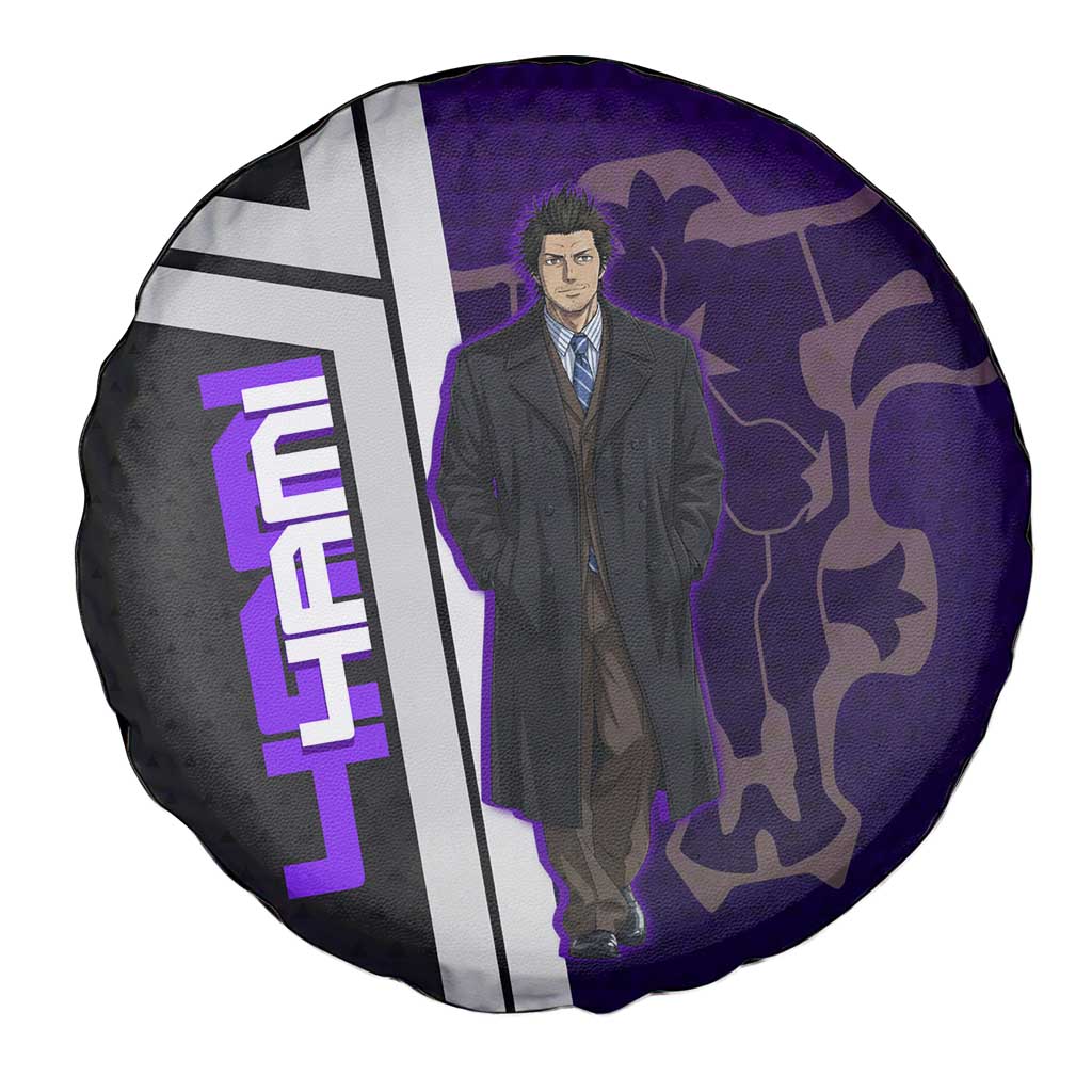 Yami Sukehiro Spare Tire Cover Dark Anime Graphic Style