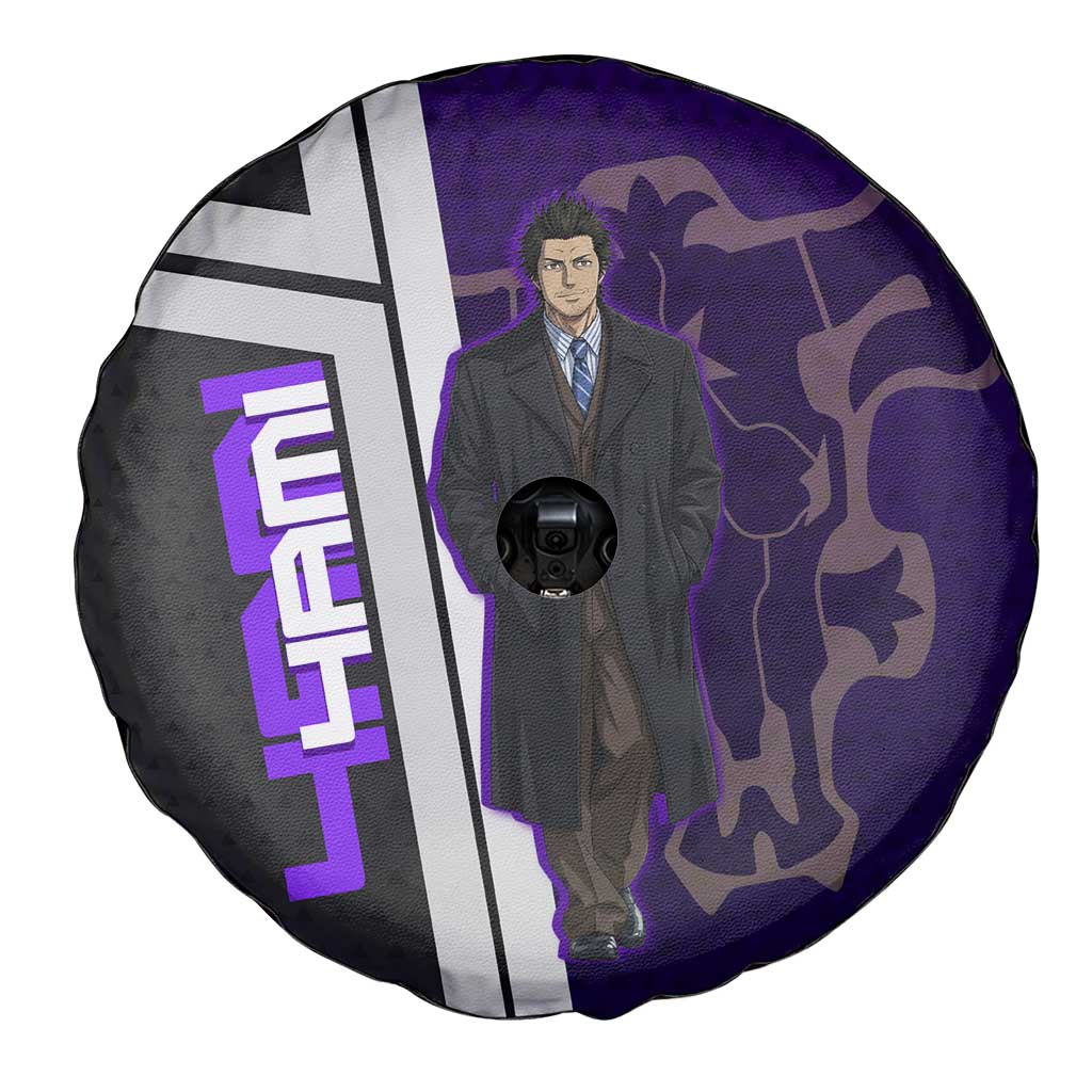 Yami Sukehiro Spare Tire Cover Dark Anime Graphic Style