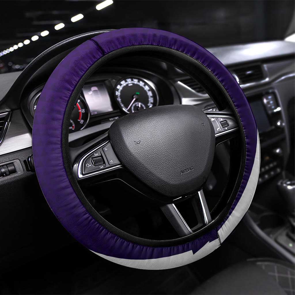Yami Sukehiro Steering Wheel Cover Dark Anime Graphic Style