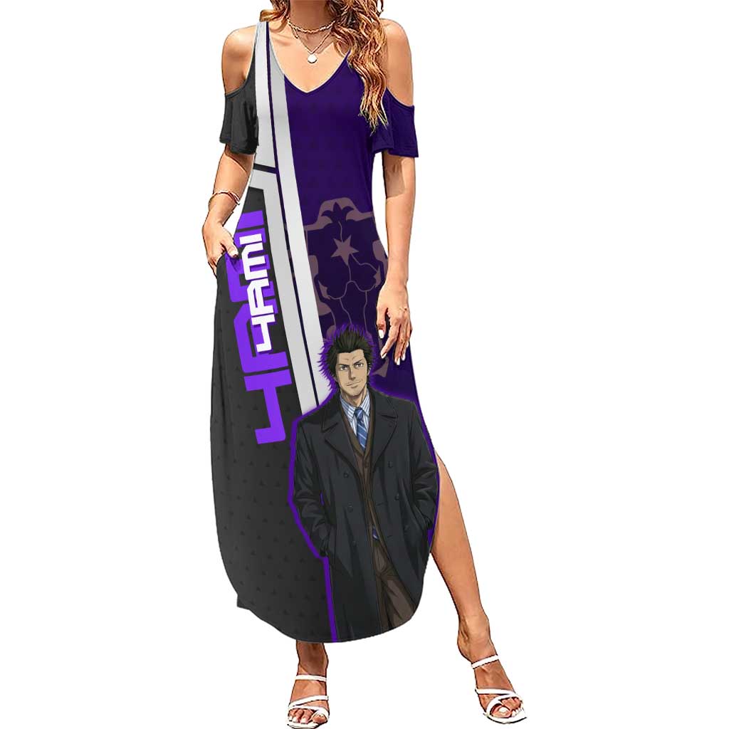 Yami Sukehiro Summer Maxi Dress Dark Anime Graphic Style