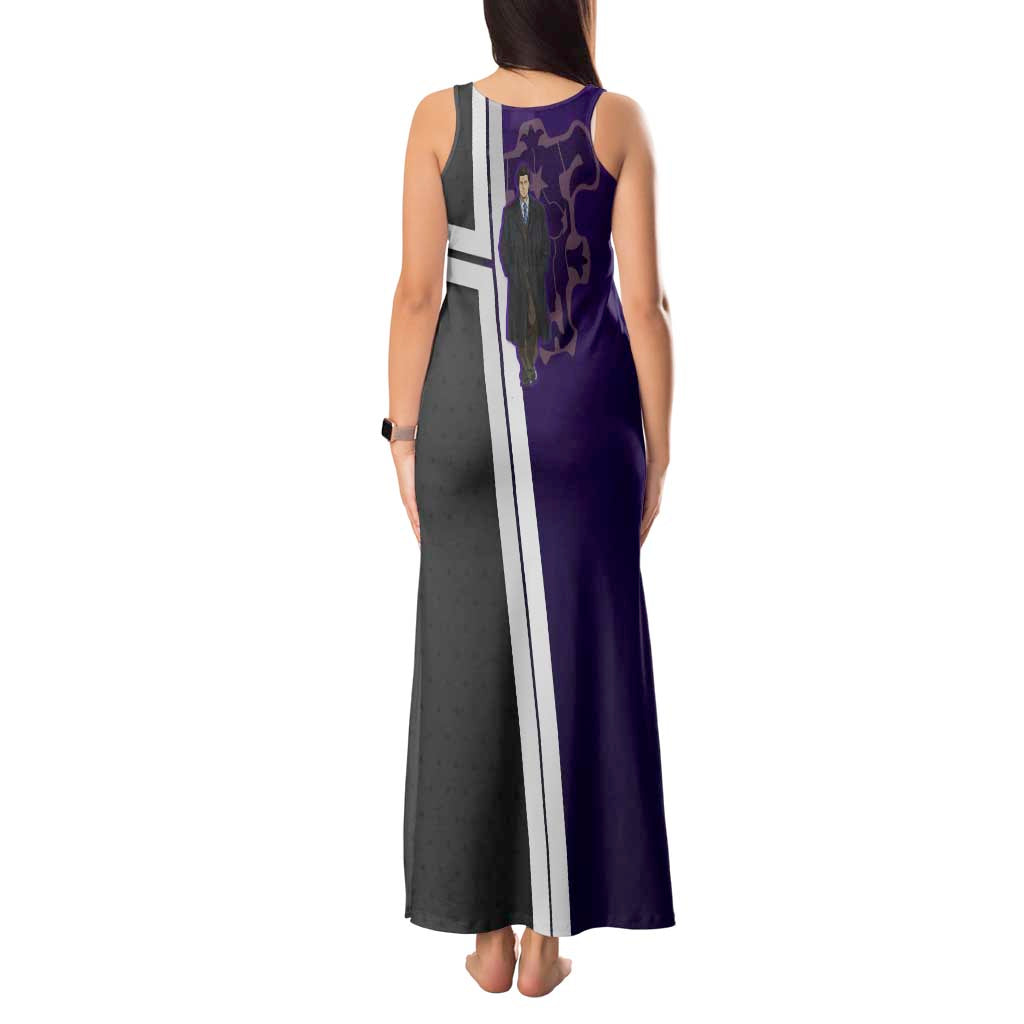 Yami Sukehiro Tank Maxi Dress Dark Anime Graphic Style