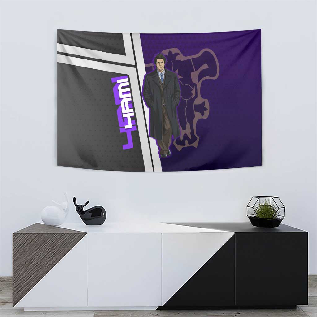 Yami Sukehiro Tapestry Dark Anime Graphic Style