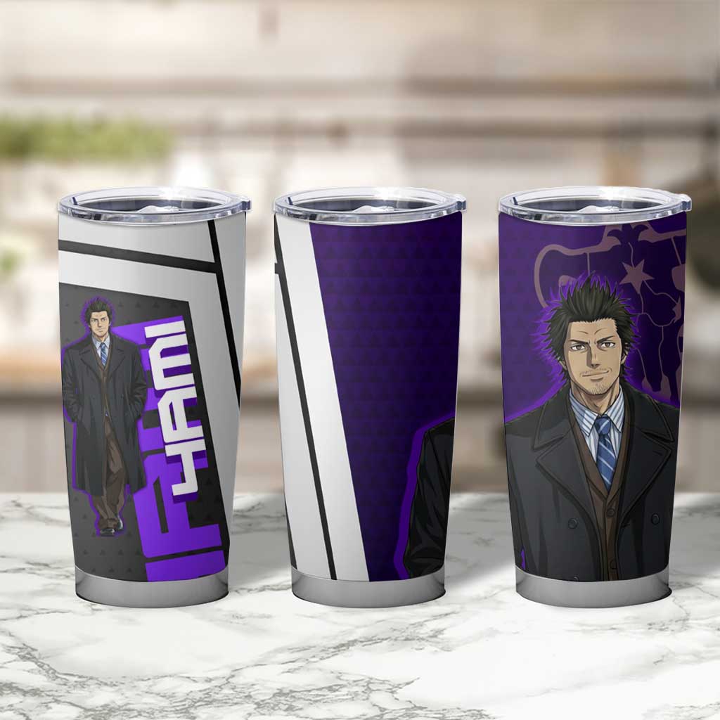 Yami Sukehiro Tumbler Cup Dark Anime Graphic Style