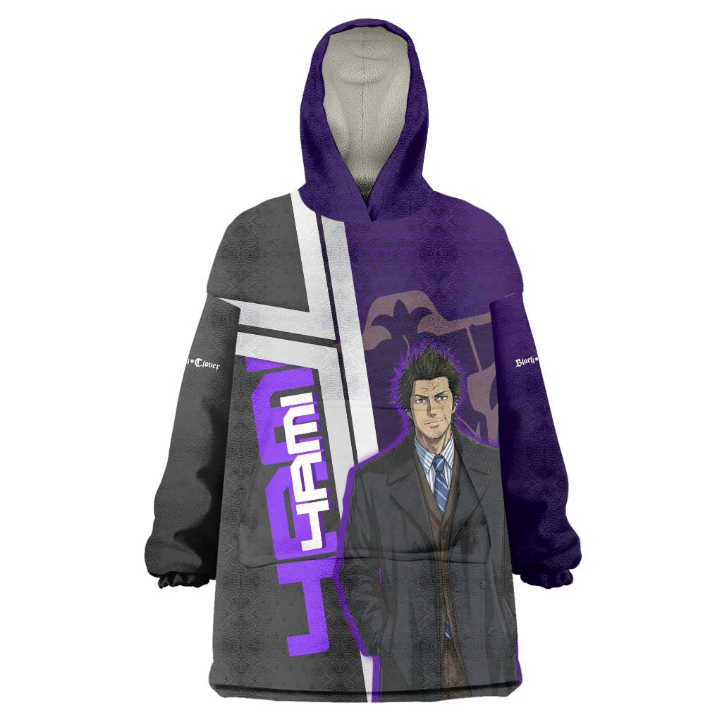 Yami Sukehiro Wearable Blanket Hoodie Dark Anime Graphic Style