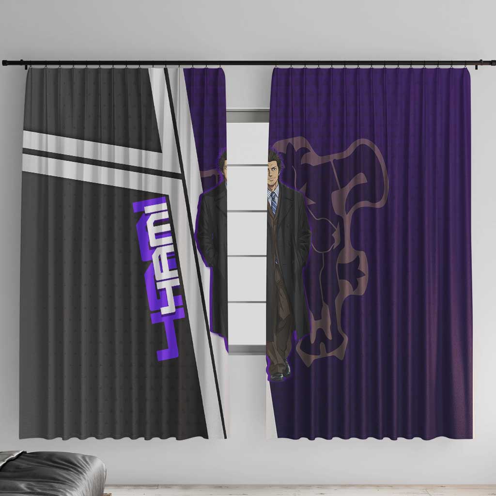 Yami Sukehiro Window Curtain Dark Anime Graphic Style