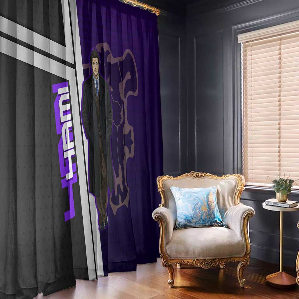 Yami Sukehiro Window Curtain Dark Anime Graphic Style