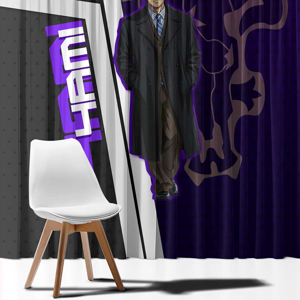 Yami Sukehiro Window Curtain Dark Anime Graphic Style