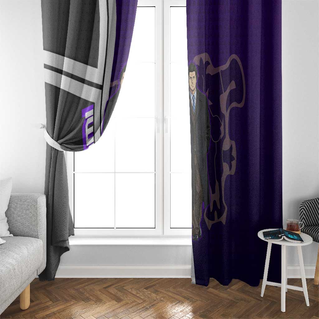 Yami Sukehiro Window Curtain Dark Anime Graphic Style