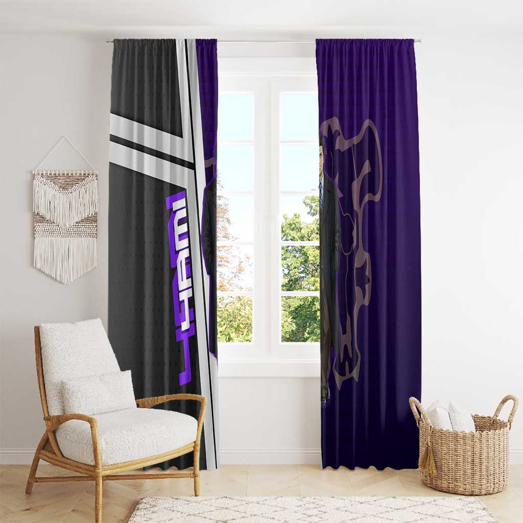 Yami Sukehiro Window Curtain Dark Anime Graphic Style
