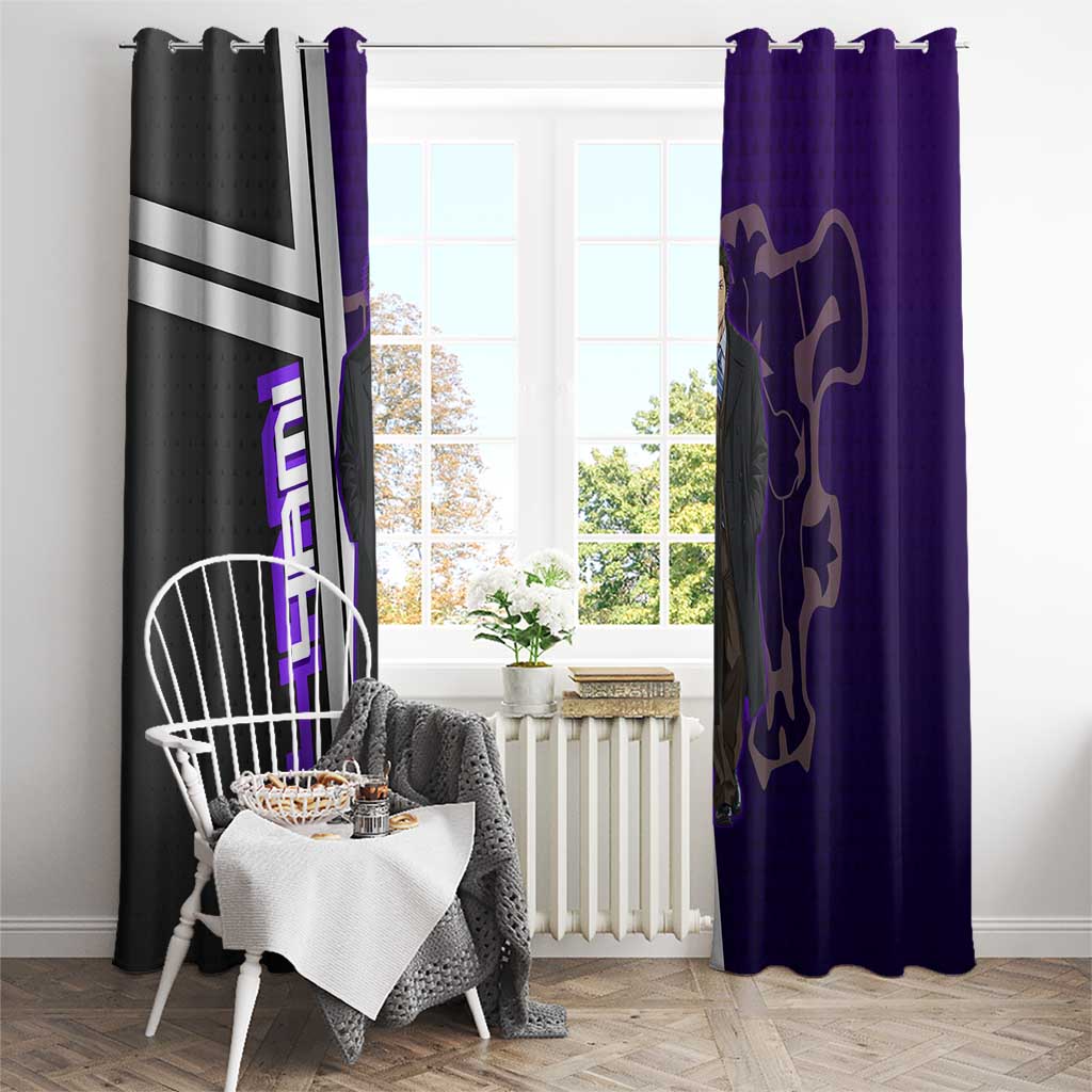 Yami Sukehiro Window Curtain Dark Anime Graphic Style