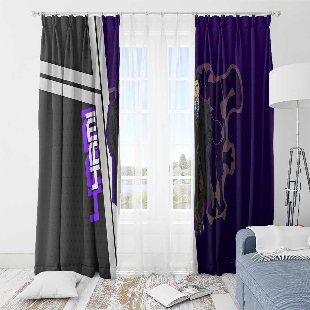 Yami Sukehiro Window Curtain Dark Anime Graphic Style