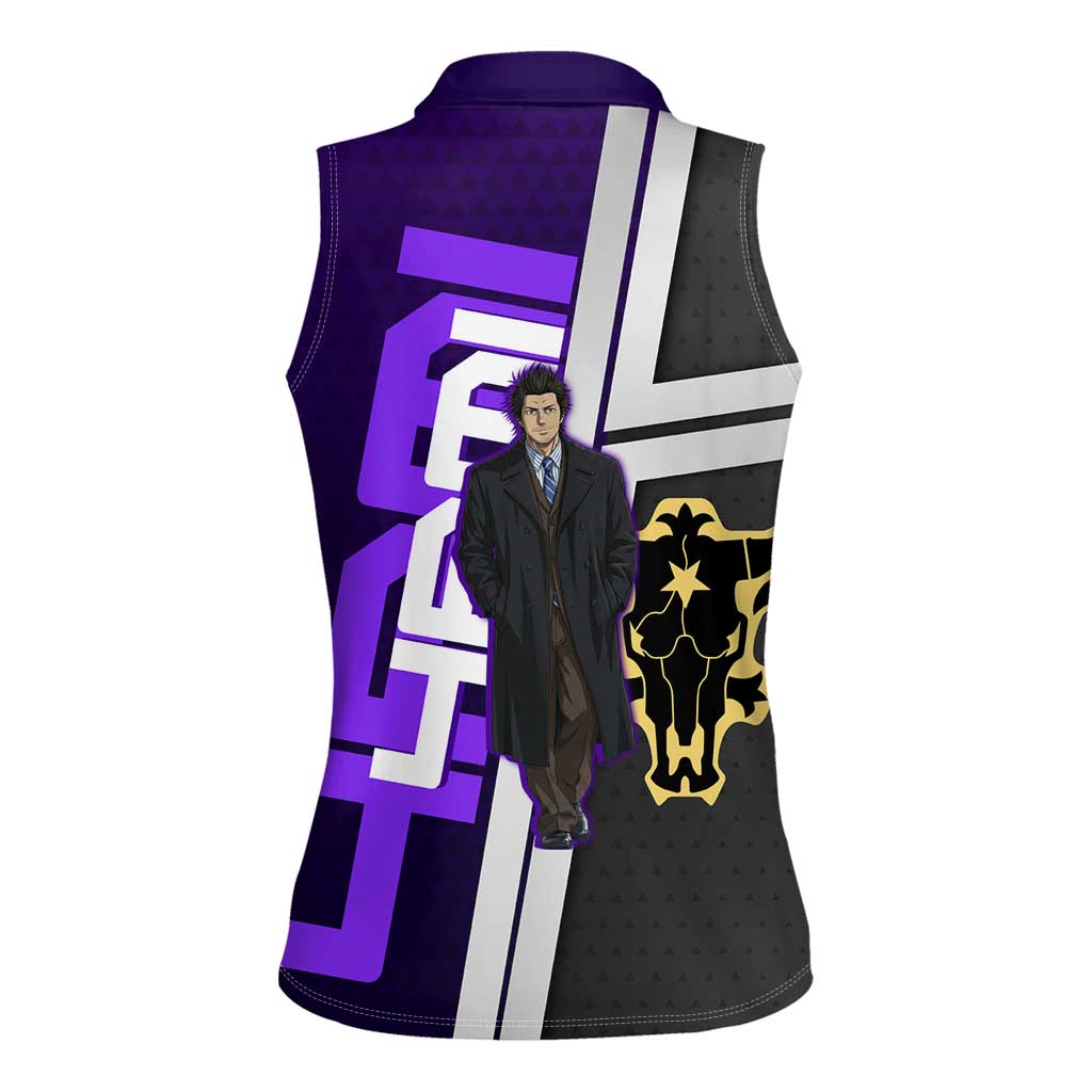 Yami Sukehiro Women Sleeveless Polo Shirt Dark Anime Graphic Style
