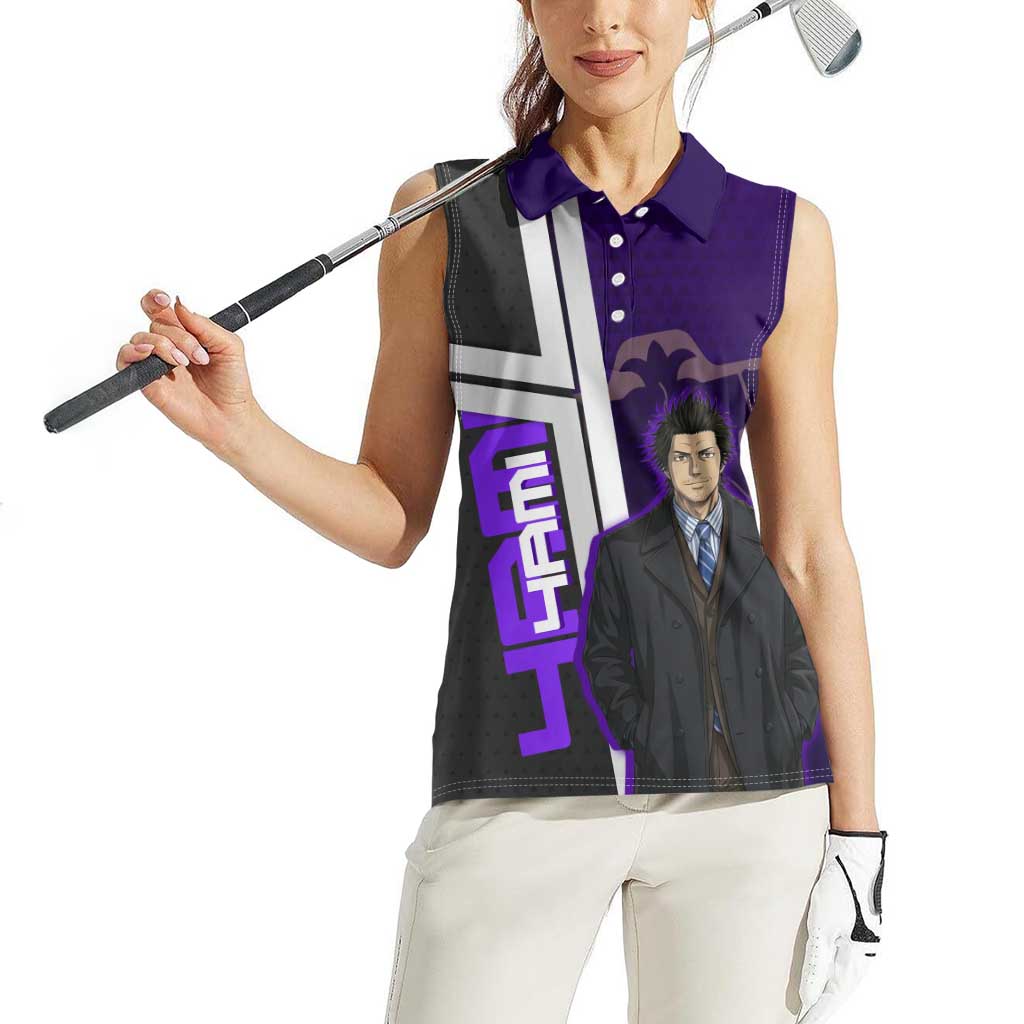 Yami Sukehiro Women Sleeveless Polo Shirt Dark Anime Graphic Style