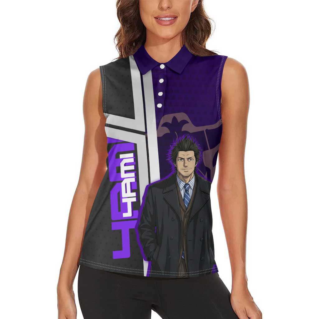 Yami Sukehiro Women Sleeveless Polo Shirt Dark Anime Graphic Style