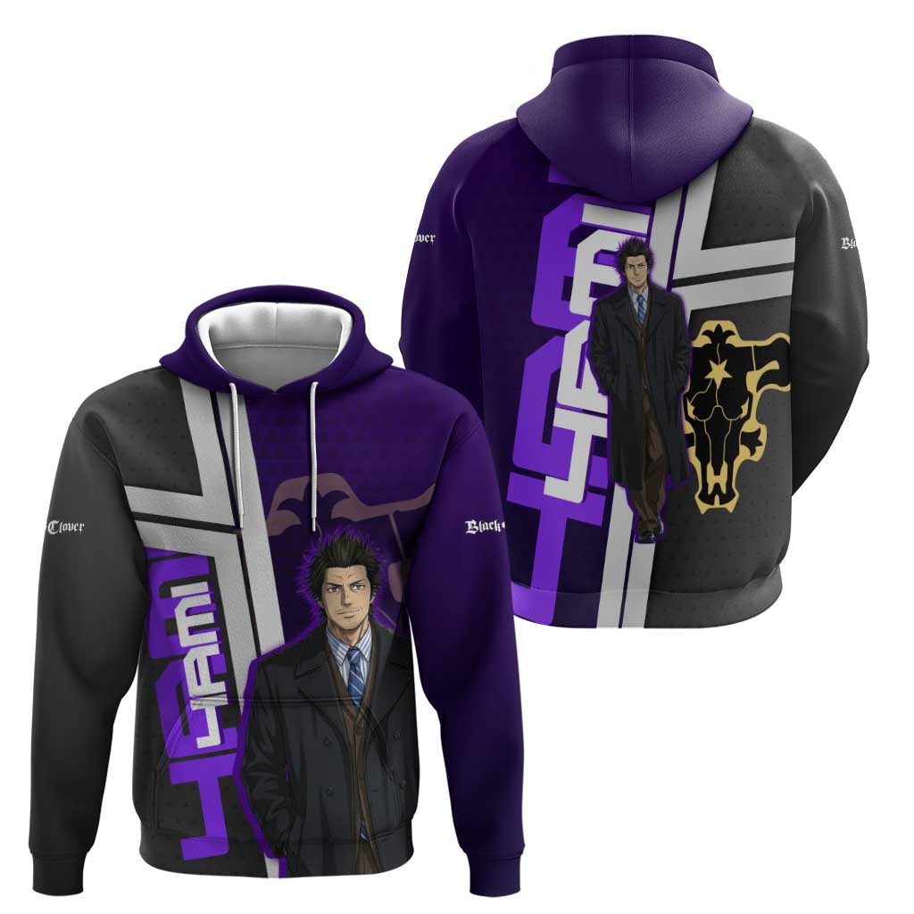 Yami Sukehiro Zip Hoodie Dark Anime Graphic Style