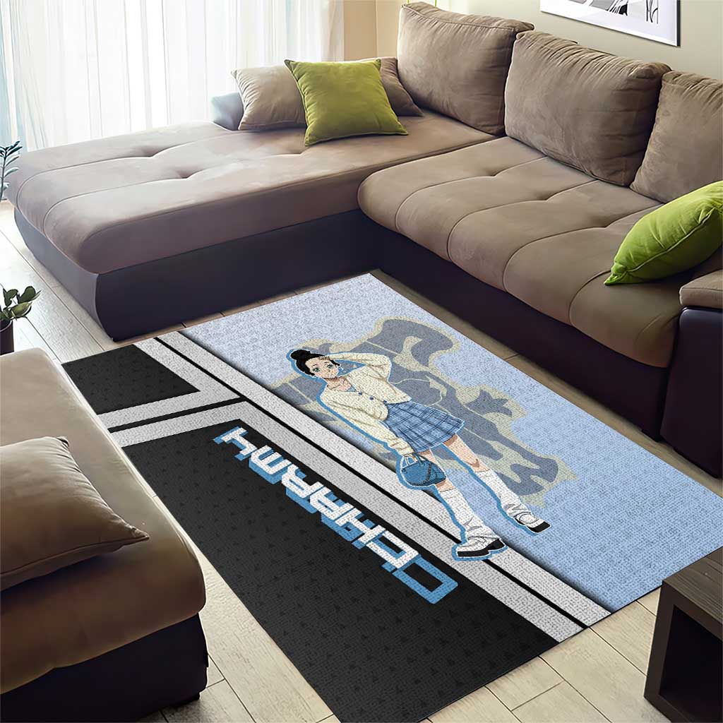 Charmy Pappitson Area Rug Soft Pastel Anime Style