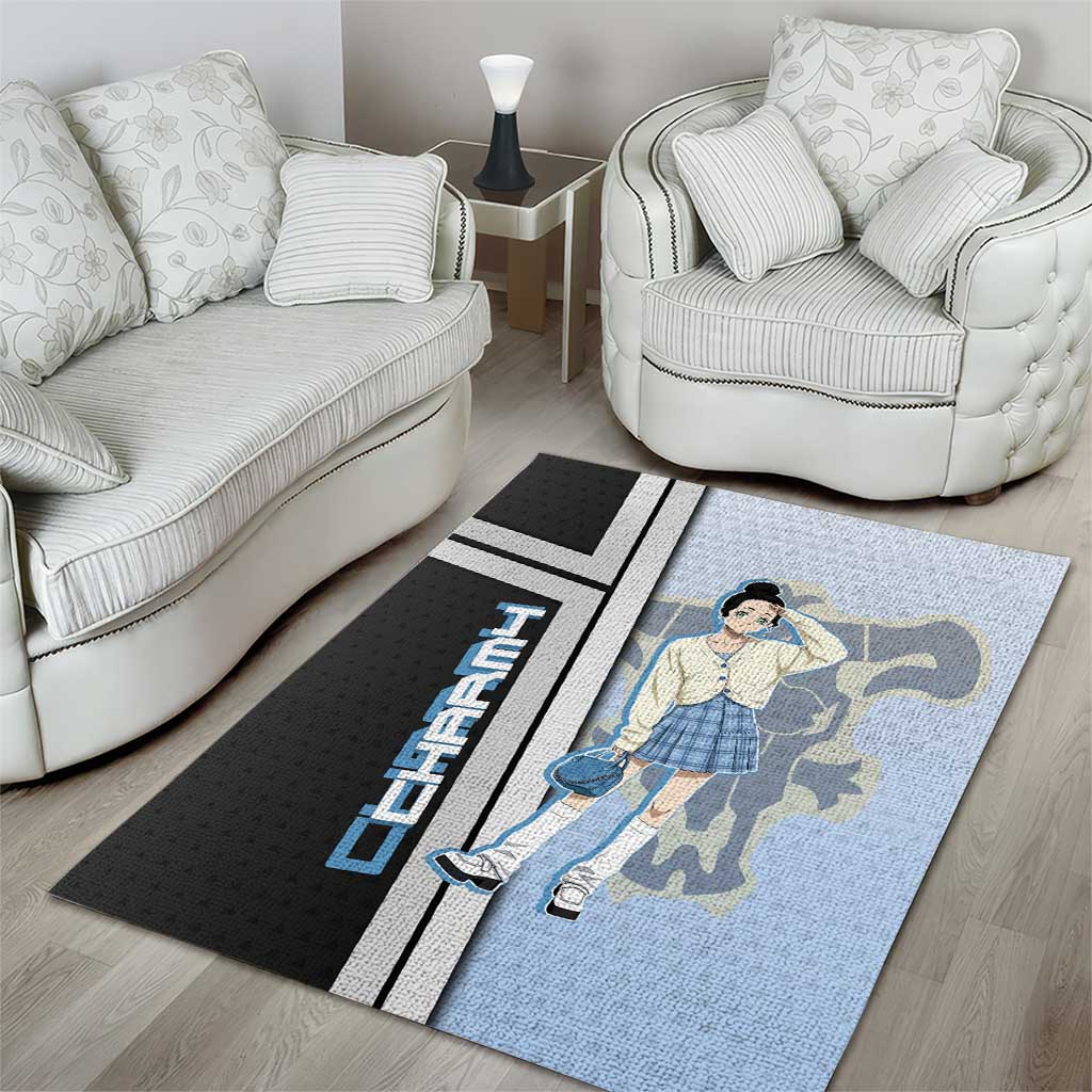 Charmy Pappitson Area Rug Soft Pastel Anime Style