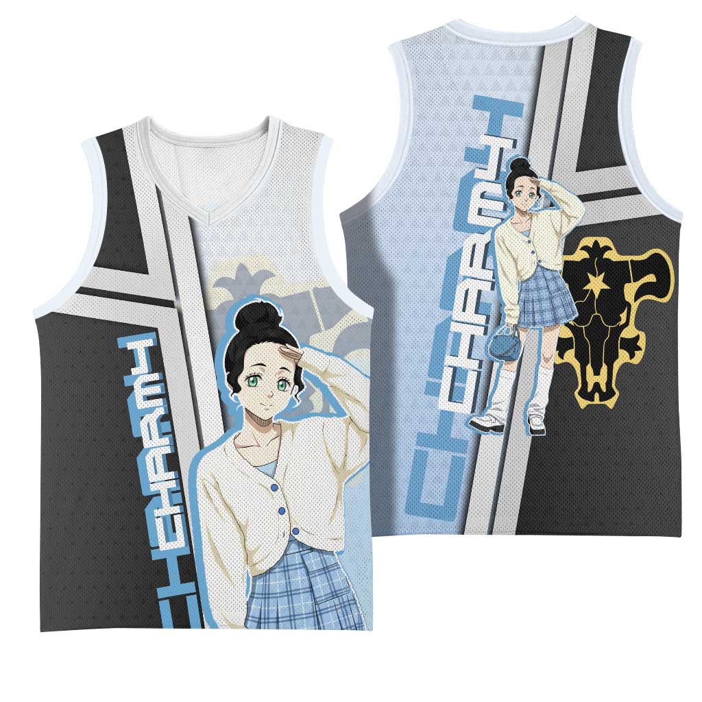 Charmy Pappitson Basketball Jersey Soft Pastel Anime Style