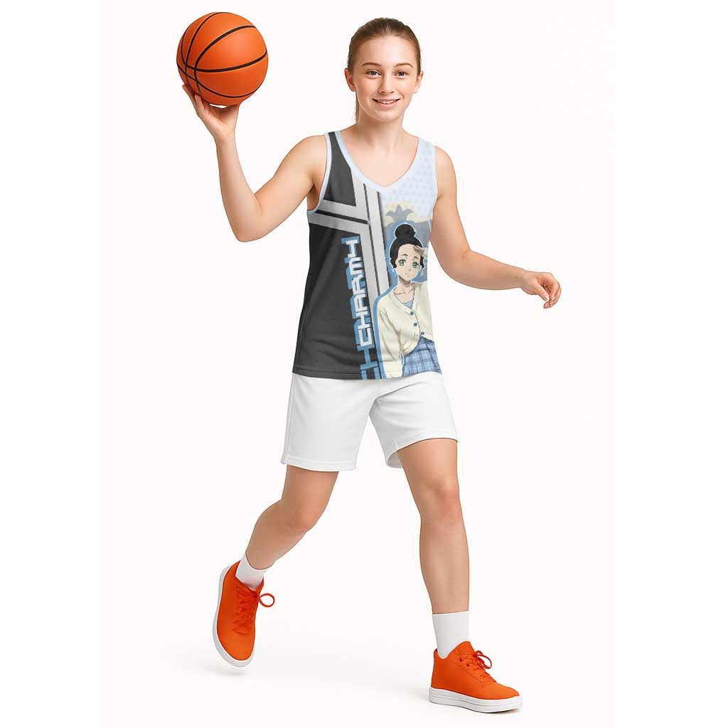 Charmy Pappitson Basketball Jersey Soft Pastel Anime Style