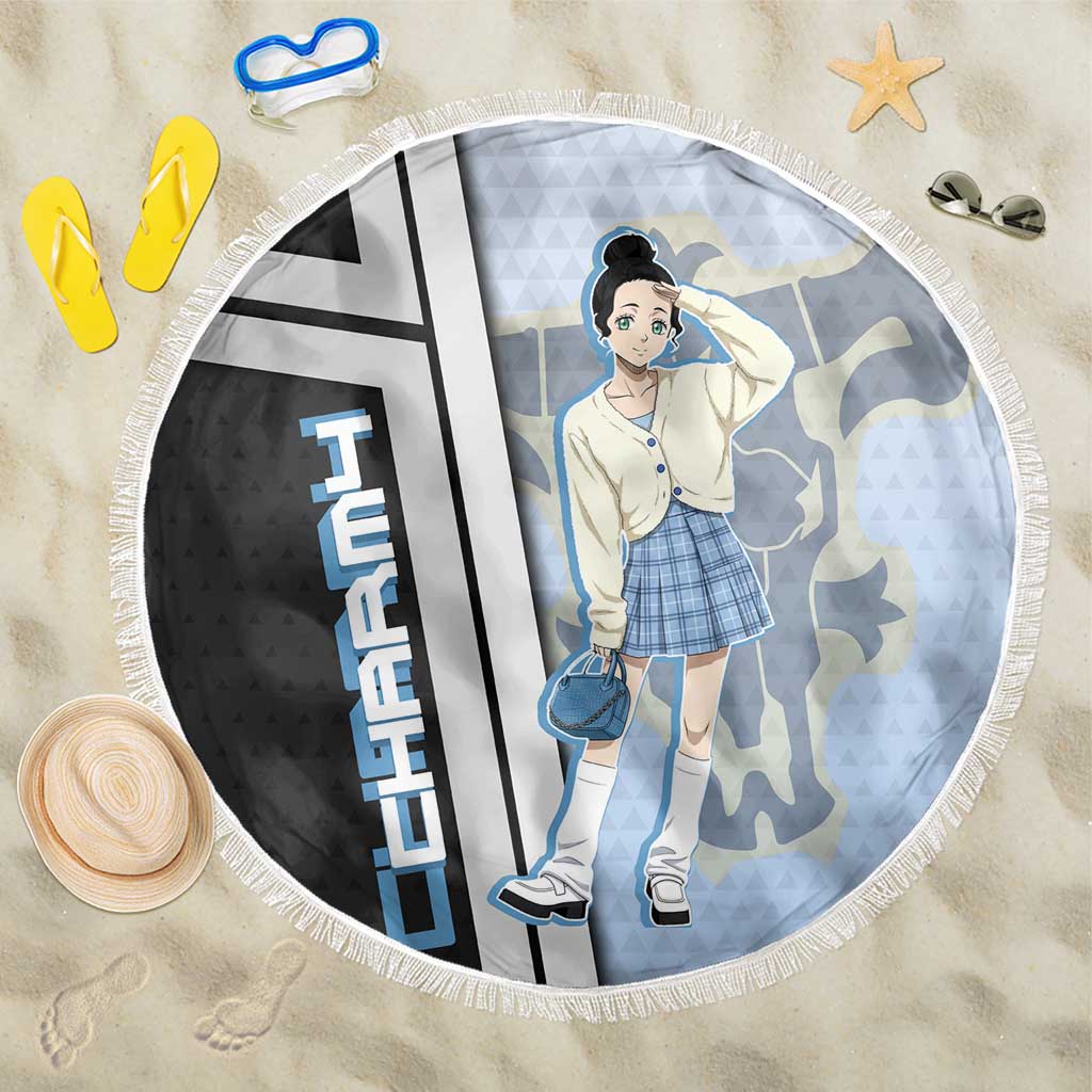 Charmy Pappitson Beach Blanket Soft Pastel Anime Style
